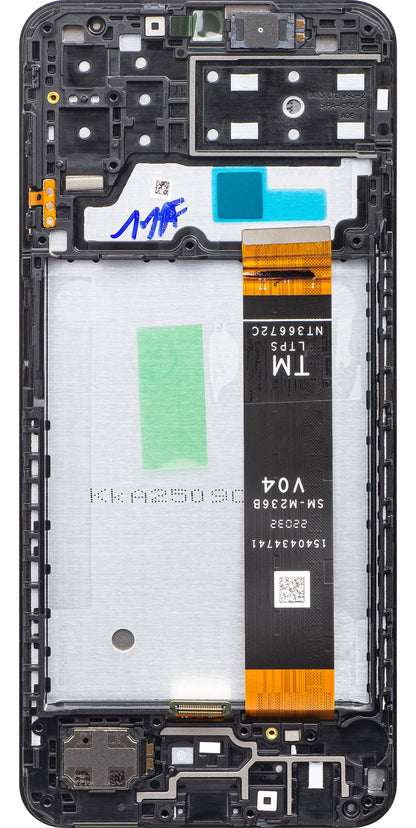 Samsung Galaxy A13 A135 Touchscreen-Display mit Rahmen, Schwarz, Wiederaufbereitet GH82-28508A