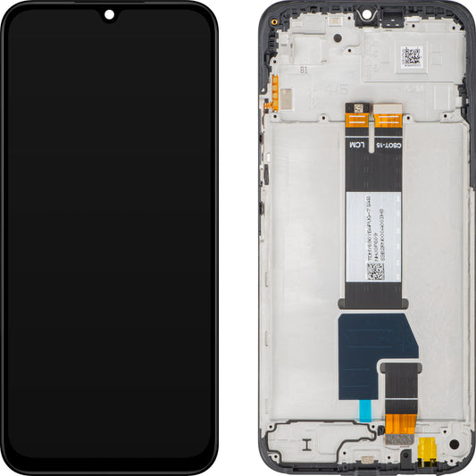 Display mit Touchscreen Xiaomi Poco C85 4G / Redmi 15C 4G, mit Rahmen, Globale Version, Schwarz, Service Pack 560009000O700