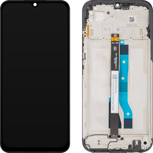 Display mit Touchscreen Xiaomi Poco C85 4G / Redmi 15C 4G, mit Rahmen, Europa-Version, Schwarz, Service Pack 560002P15AE00