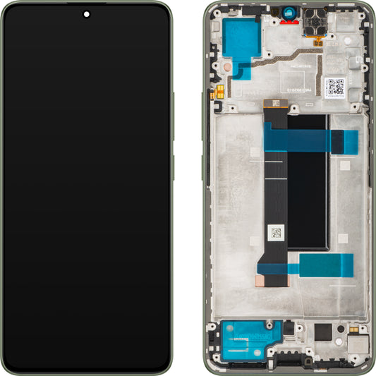 Display mit Touchscreen Xiaomi Redmi Note 13 Pro 5G, mit Rahmen, Grün (Olive Green), Service Pack 56000300N1600