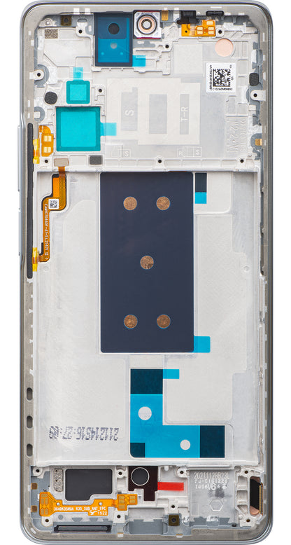 Touchscreen-Display Xiaomi 11T, mit Rahmen, Grau (Meteorite Gray), Swap 560004K11R00
