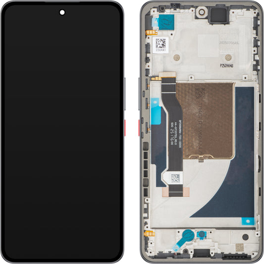 Touchscreen-Display ZTE nubia Neo 3 GT, mit Rahmen, Schwarz, Service Pack 123448601195