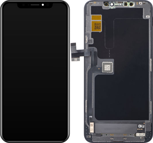 ZY Touchscreen Display for Apple iPhone 11 Pro Max, with Frame, In-Cell IC Movable LCD Version, Black 