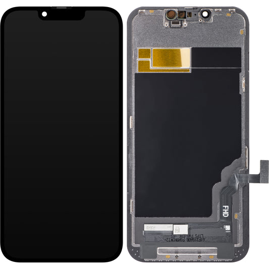 ZY Touchscreen Display for Apple iPhone 13, with Frame, LCD In-Cell IC Movable Version, Black