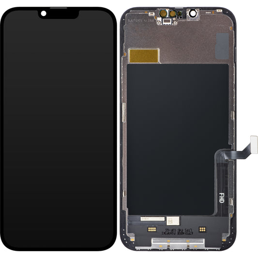 ZY Touchscreen Display for Apple iPhone 14 Plus, with Frame, LCD In-Cell IC Movable Version, Black