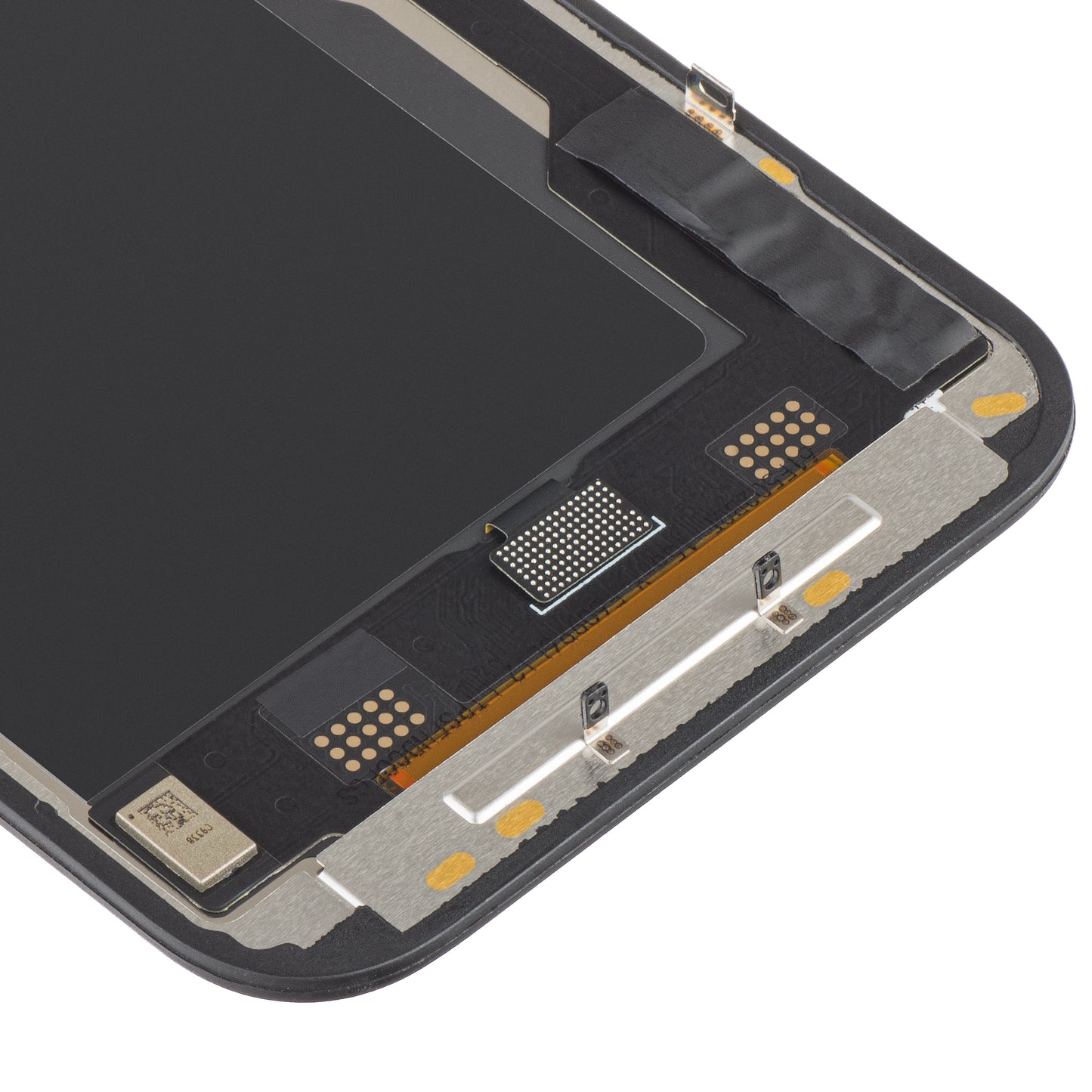 ZY Touchscreen-Display für Apple iPhone 15 Pro, mit Rahmen, In-Cell IC bewegliche LCD-Version, Schwarz