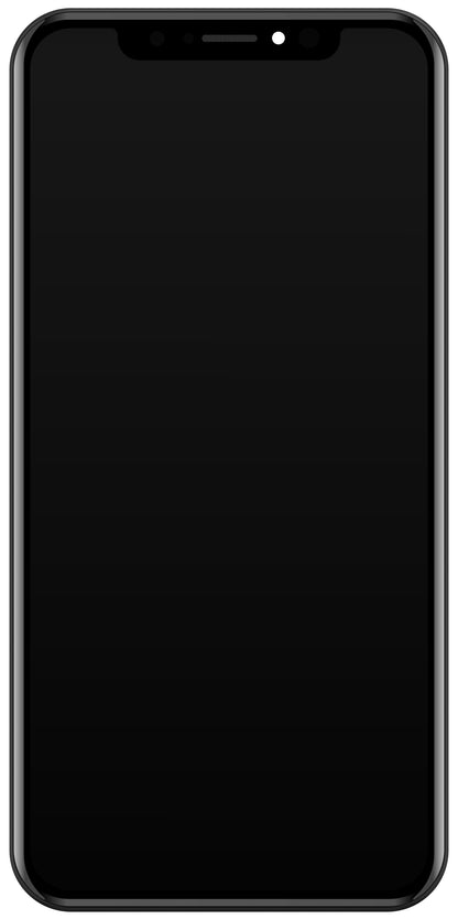 Touchscreen Display JK für Apple iPhone XS, mit Rahmen, In-Cell LCD Version, Schwarz