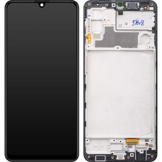 Samsung Galaxy M32 M325 Touchscreen Display Samsung Galaxy M32 M325, mit Rahmen, Schwarz, Service Pack GH82-26193A