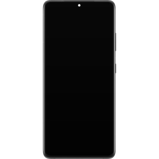 Touchscreen Display Samsung Galaxy S21 Ultra 5G G998, mit Rahmen, Schwarz, Service Pack GH82-26035A
