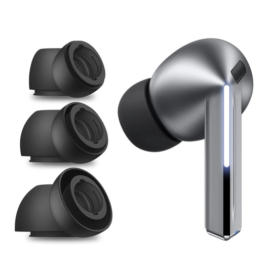 Techsuit ET3 Ohrstöpsel für Samsung Galaxy Buds3 Pro, Größe S / M / L, Schwarz