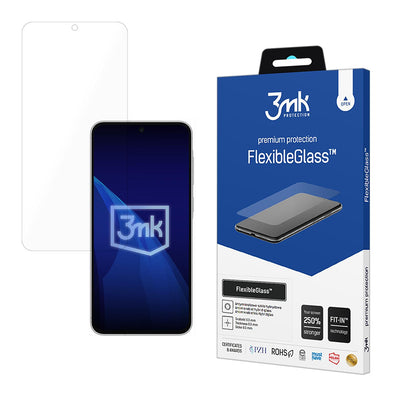 3MK FlexibleGlass Displayschutzfolie für Samsung Galaxy A57 5G, Flexibles Glas, Vollklebend