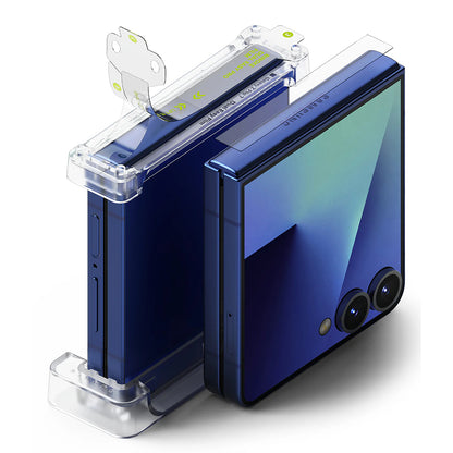Ringke Hinge Screen Protector for Samsung Galaxy Z Flip7 F766, Plastic, Set of 2 pieces
