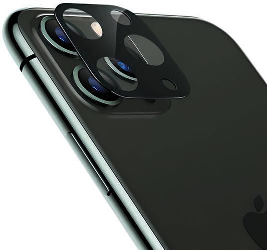 XO Design 3D Rückkamera-Schutzfolie für Apple iPhone 12 Pro Max, gehärtetes Glas, schwarz