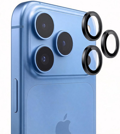 Schutzfolie für die Rückkamera Tech-Protect CamRing Fit+ für Apple iPhone 18 Pro / 18 Pro Max, gehärtetes Glas, schwarz