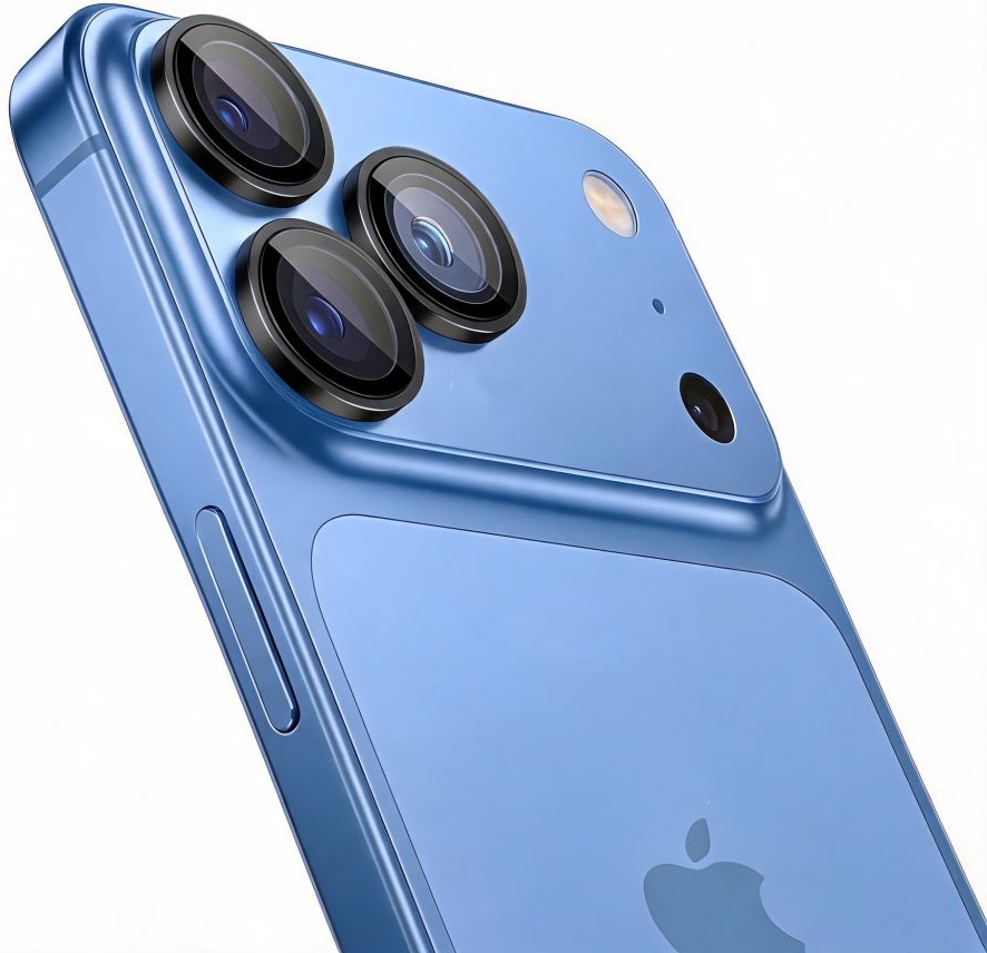Schutzfolie für die Rückkamera Tech-Protect CamRing Fit+ für Apple iPhone 18 Pro / 18 Pro Max, gehärtetes Glas, schwarz