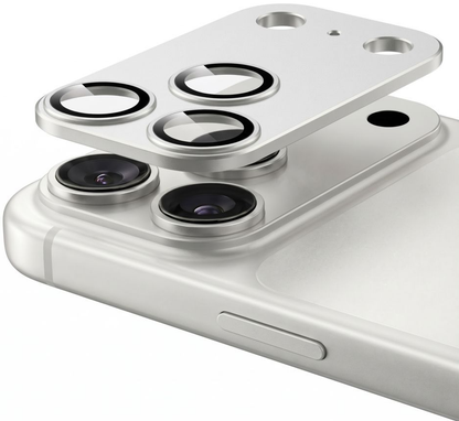Schutzfolie für die Rückkamera Tech-Protect CamFull Fit+ für Apple iPhone 18 Pro, gehärtetes Glas, silberfarben