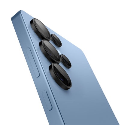 Spigen GlastR EZ FIT Optik Pro HD Rear Camera Protector for Samsung Galaxy S25 Ultra S938, Tempered Glass, Set of 2 pieces, Black