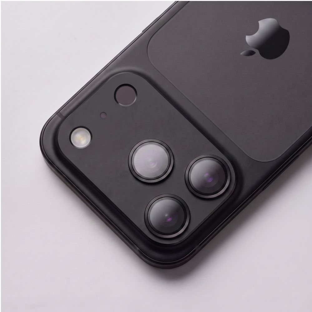 Schutzfolie für die Rückkamera Tech-Protect CamFull Fit+ für Apple iPhone 18 Pro, gehärtetes Glas, schwarz