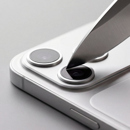 Schutzfolie für die Rückkamera Tech-Protect CamFull Fit+ für Apple iPhone 18 Pro, gehärtetes Glas, silberfarben