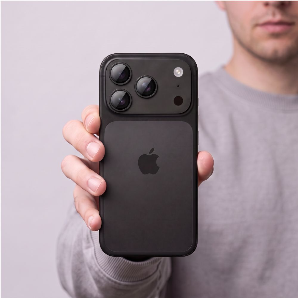 Schutzfolie für die Rückkamera Tech-Protect CamFull Fit+ für Apple iPhone 18 Pro Max, gehärtetes Glas, schwarz