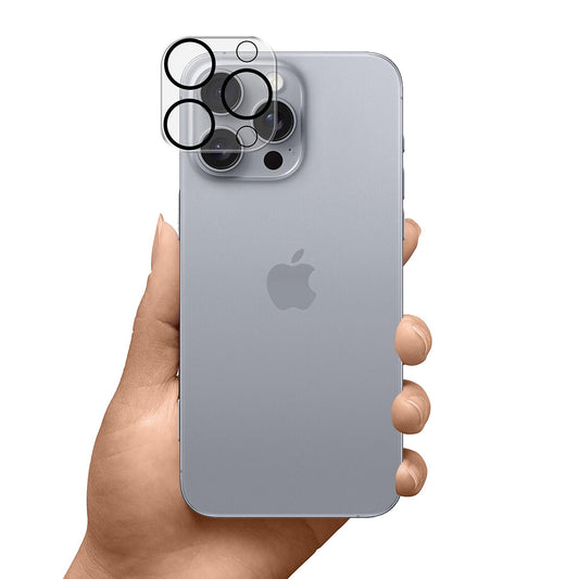 Schutzfolie 3MK Pro Full Cover für die Rückkamera des Apple iPhone 17 Pro Max, gehärtetes Glas, Schwarz