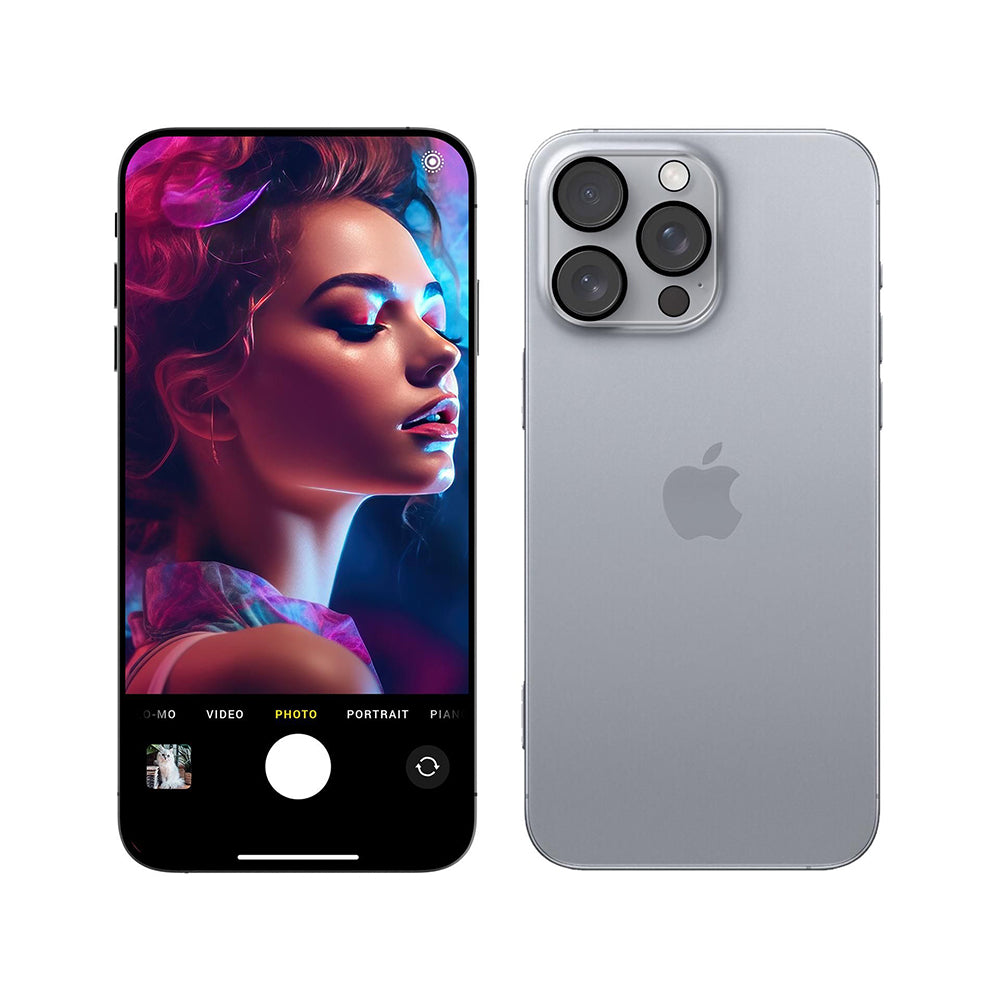 Schutzfolie 3MK Pro Full Cover für die Rückkamera des Apple iPhone 17 Pro Max, gehärtetes Glas, Schwarz