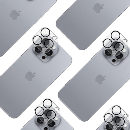 Schutzfolie Rückkamera 3MK Pro Full Cover für Apple iPhone 17, Gehärtetes Glas, Schwarz