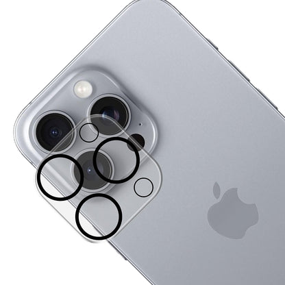 Schutzfolie Rückkamera 3MK Pro Full Cover für Apple iPhone 17, Gehärtetes Glas, Schwarz