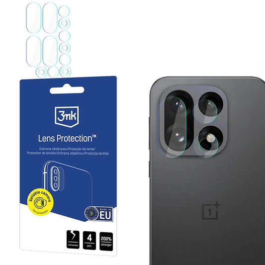 Schutzfolie Rückkamera 3MK Protection für OnePlus 15, Gehärtetes Glas, Set 4 Stück, Transparent