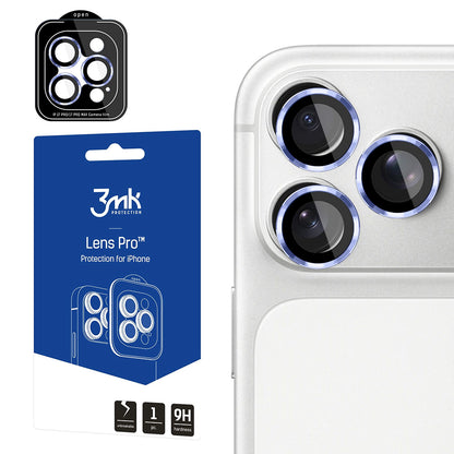 3MK Protection Pro Rückkamera-Schutzfolie für Apple iPhone 18 Pro / 18 Pro Max, gehärtetes Glas, Blau