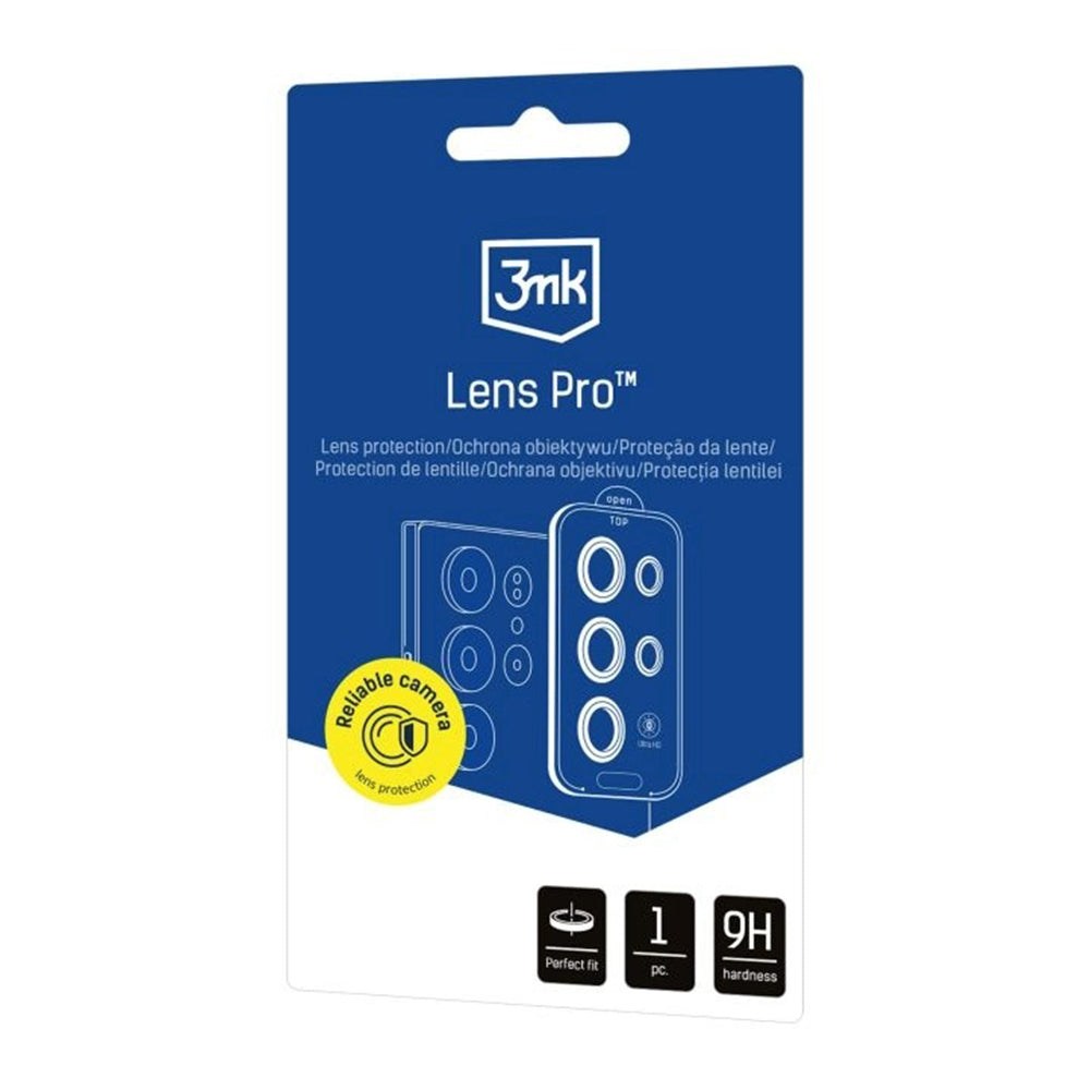Schutzfolie Rückkamera 3MK Protection Pro für Samsung Galaxy S26 S942, Gehärtetes Glas, Schwarz