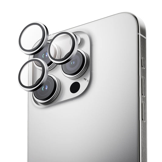 Anank AR Rückkamera-Schutzfolie für Apple iPhone 16 Pro Max / 16 Pro, gehärtetes Glas, silberfarben