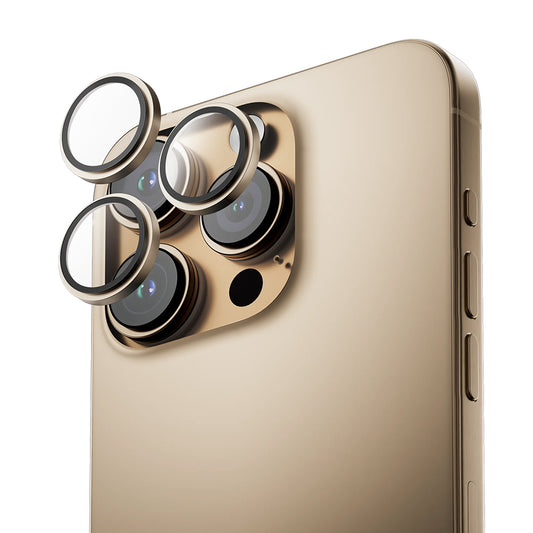 Anank AR Rückkamera-Schutzfolie für Apple iPhone 16 Pro Max / 16 Pro, gehärtetes Glas, goldfarben