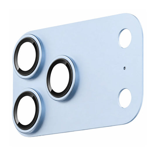 Blueo Integrated Metal Schutzfolie für die Rückkamera für Apple iPhone 18 Pro Max, gehärtetes Glas, Hellblau