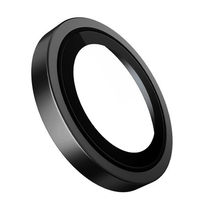 Blueo Schutzfolie für die Rückkamera mit Metallrahmen für Apple iPhone 18 Pro / 18 Pro Max, gehärtetes Glas, Schwarz