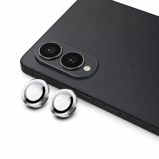 Blueo Rückkamera-Schutzfolie für Samsung Galaxy Z Fold8 F971, gehärtetes Glas, silberfarben