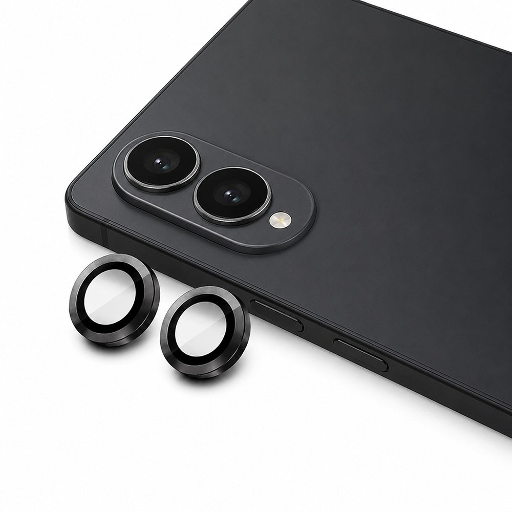 Blueo Rückkamera-Schutzfolie für Samsung Galaxy Z Fold8 F976, gehärtetes Glas, schwarz