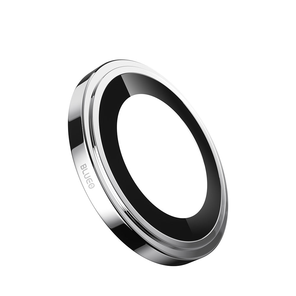 Blueo Sapphire Crystal Rückkamera-Schutzfolie für Apple iPhone 14 Pro Max / 14 Pro, gehärtetes Glas, Silber