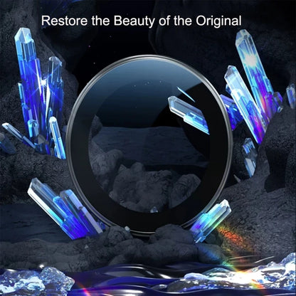 Blueo Sapphire Crystal Rückkamera-Schutzfolie für Apple iPhone 14 Pro Max / 14 Pro, gehärtetes Glas, Silber