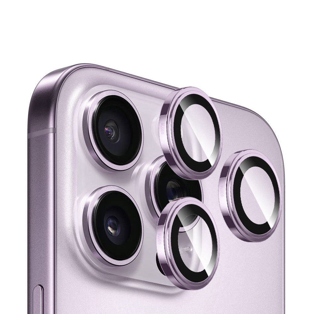 Blueo Sapphire Crystal Rückkamera-Schutzfolie für Apple iPhone 14 Pro Max / 14 Pro, gehärtetes Glas, Lila
