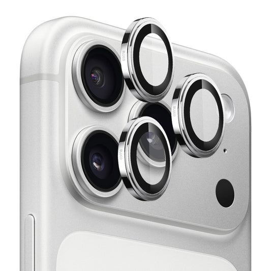 Blueo Sapphire Crystal Schutzfolie für die Rückkamera für Apple iPhone 18 Pro / 18 Pro Max, gehärtetes Glas, Silberfarben
