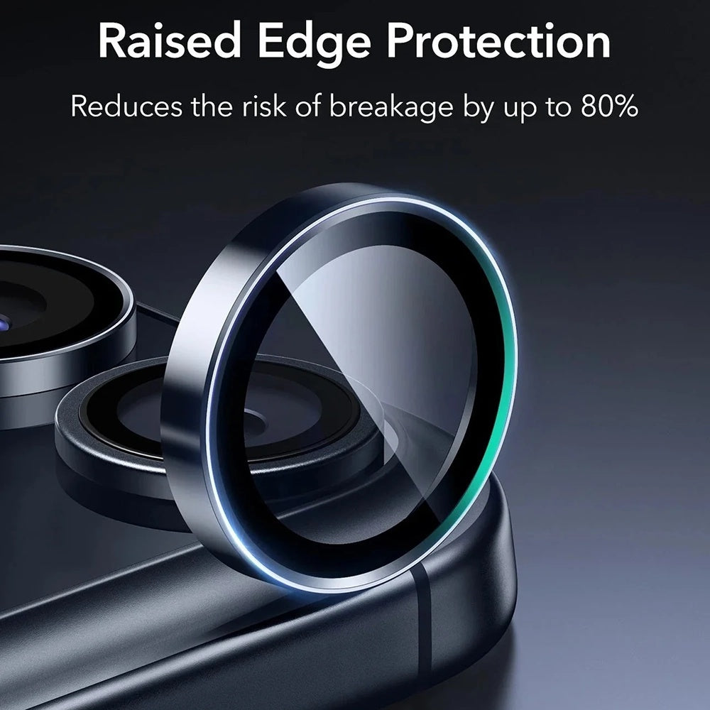Schutzfolie ESR Armorite für die Rückkamera für Apple iPhone 17 Pro Max / 17 Pro / 16 Pro Max / 16 Pro, gehärtetes Glas, Blau