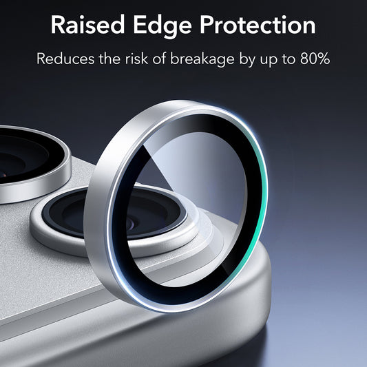 ESR Armorite Rückkamera-Schutzfolie für Apple iPhone 18 Pro / 18 Pro Max, gehärtetes Glas, silberfarben