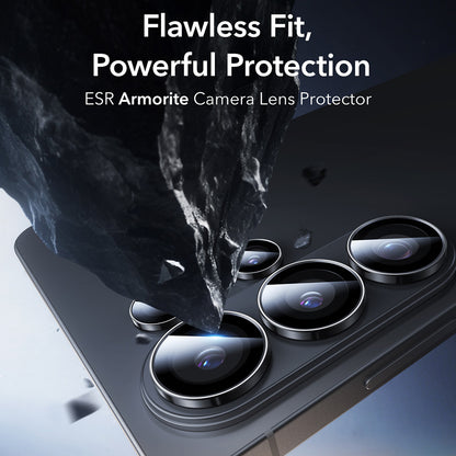 ESR Armorite Rear Camera Protector for Samsung Galaxy S26 Ultra S948, Tempered Glass, Black