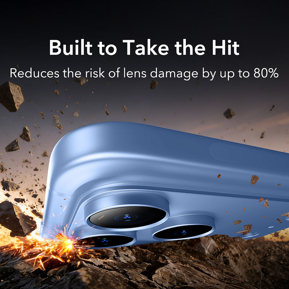 ESR Armorite Pro Rückkamera-Schutzfolie für Apple iPhone 18 Pro, gehärtetes Glas, Blau
