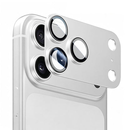 Schutzfolie für die Rückkamera Lito Crown Halo AR + AF für Apple iPhone 18 Pro Max, gehärtetes Glas, silberfarben