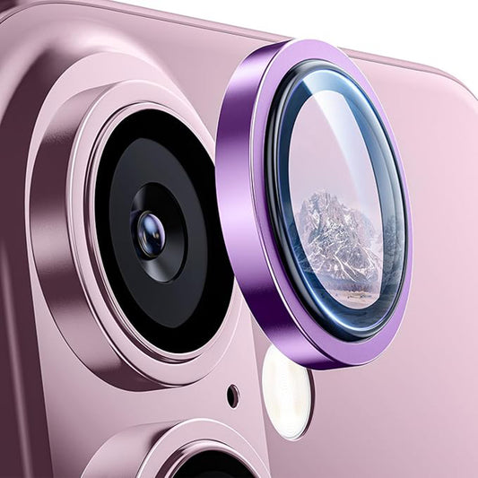 Rückkamera-Schutzfolie Lito S+ für Apple iPhone 16 Plus / 16, gehärtetes Glas, Rosa