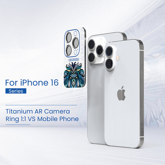 Schutzfolie für die Rückkamera Lito S+ für Apple iPhone 16 Pro Max / 16 Pro, gehärtetes Glas, schwarz