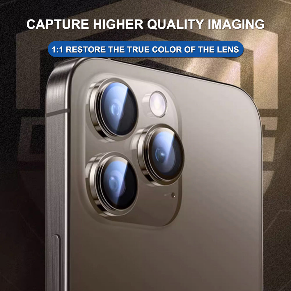 Schutzfolie Lito Titanium AR für die Rückkamera des Apple iPhone 17 Air, gehärtetes Glas, Blau