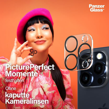 Schutzfolie PanzerGlass PicturePerfect für Apple iPhone 17 Pro, gehärtetes Glas, Transparent